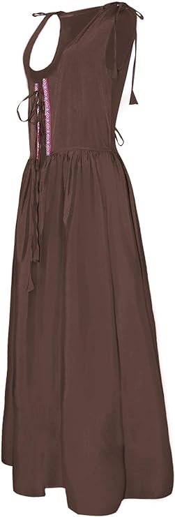 Brown Boho Witch Dress
