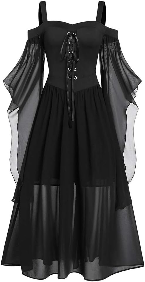 Black Goth Witch Dress