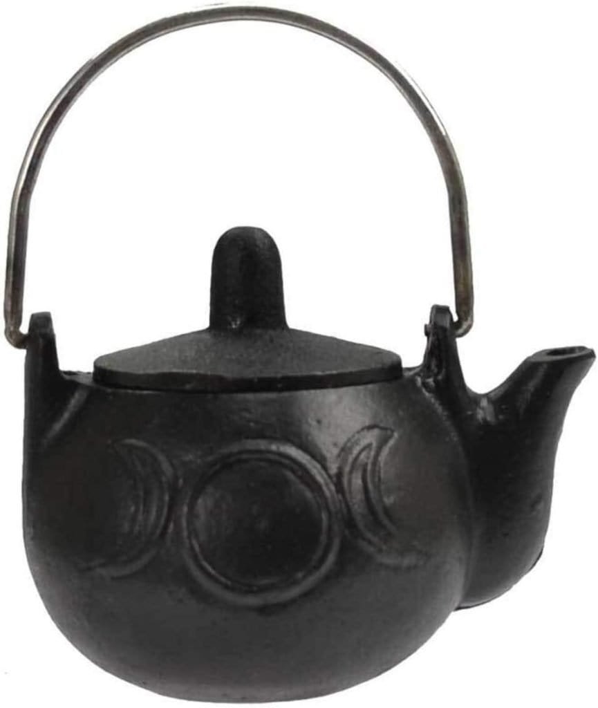Cast Iron Triple Moon Teapot