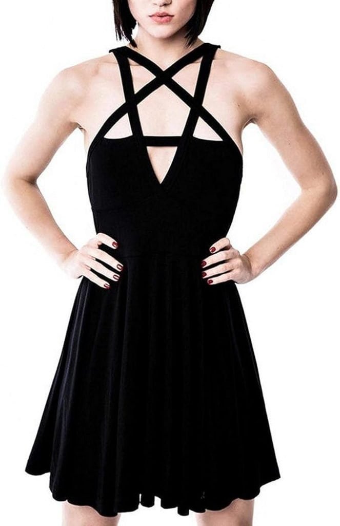 Pentagram Goth Dress