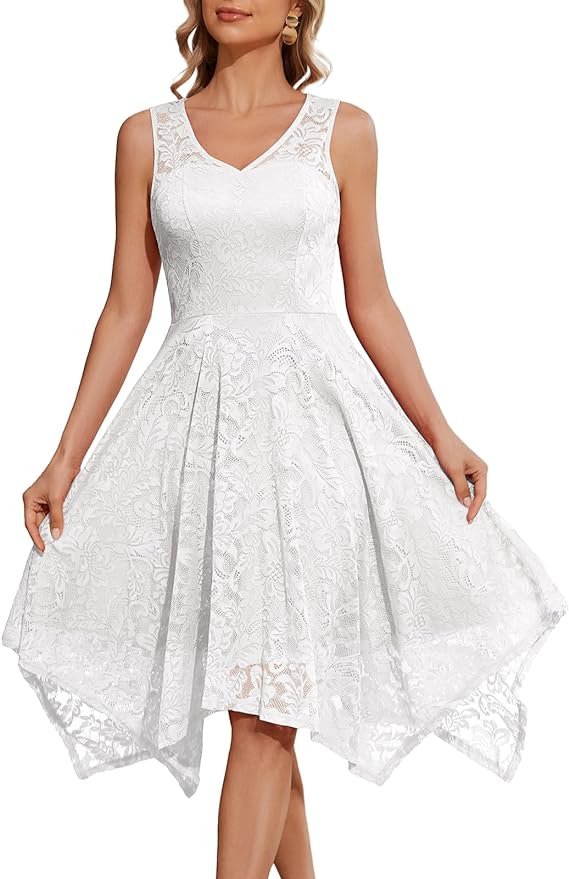 White Lace Witch Dress