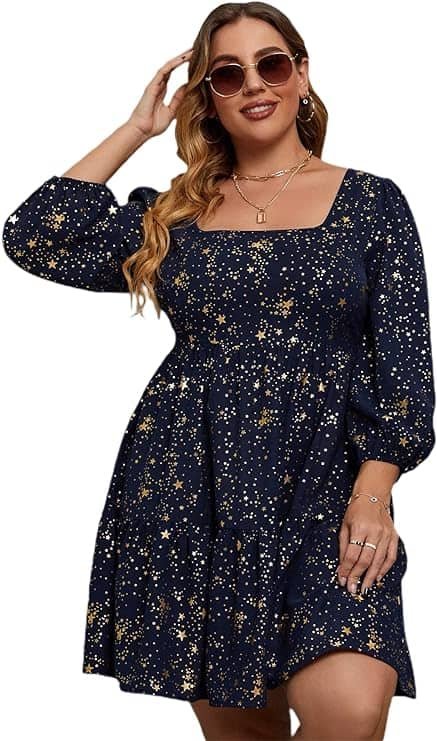 Plus Size Witch Style Dress